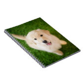 ゴールデンレトリエバーパピオングラス ノートブック (右側)