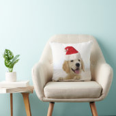 ゴールデンレトリエバーパピークリスマスピロー クッション (椅子)