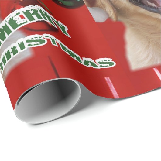 ゴールデンレトリエバーパピークリスマス ラッピングペーパー (ロールコーナー)