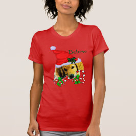 ゴールデンレトリエバーパピークリスマス Tシャツ
