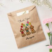 ゴールデンレトリエバーパピーズ誕生日フリットバッグ フェイバーバッグ (封をした状態)