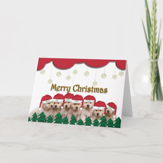 ゴールデンレトリエバーパピーズ シーズンカード (正面)