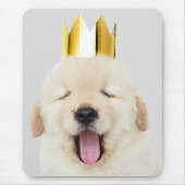 ゴールデンレトリエバーパピーリズインクラウン マウスパッド (正面)