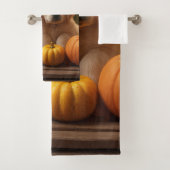 ゴールデンレトリエバーパピー秋デライトカボチャ バスタオルセット (インサイチュ)