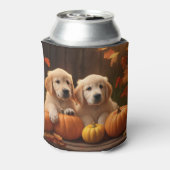 ゴールデンレトリエバーパピー秋デライトカボチャ 缶クーラー (缶裏面)