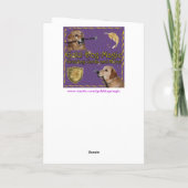 ゴールデンレトリエバーパンプキンスパイスラテサンキュー サンキューカード (裏面)