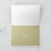 ゴールデンレトリエバーペットドッグピースクリスマスカード シーズンカード (内部)