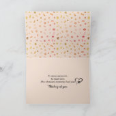 ゴールデンレトリエバーペットロス悔やみや弔慰 カード (内部)