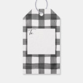 ゴールデンレトリエバーホリデークリスマスギフトタグ ギフトタグ (裏面)