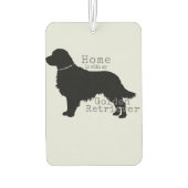 ゴールデンレトリエバーホームは私のゴールデンと カーエアーフレッシュナー (裏面)