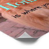 ゴールデンレトリエバーホーム引用文 ポスター (角)