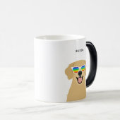 ゴールデンレトリエバーマグ モーフィングマグカップ (正面右)