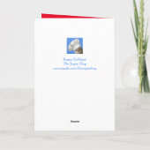 ゴールデンレトリエバーメリークリスマス シーズンカード (裏面)