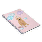 ゴールデンレトリエバーユニコーン ノートブック (右側)