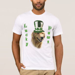 ゴールデンレトリエバーラッキーポーズ Tシャツ