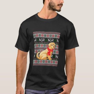 ゴールデンレトリエバーラバークリスマスファミリーマッチングP Tシャツ