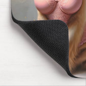 ゴールデンレトリエバーランジェリーモデル マウスパッド (コーナー)