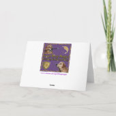 ゴールデンレトリエバーリス収穫感謝祭 シーズンカード (裏面)