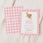 ゴールデンレトリエバーワンゴールデンイヤーガールズ誕生日 招待状