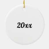 ゴールデンレトリエバー最高のマイフレンド名前をカスタムする セラミックオーナメント (裏面)