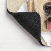 ゴールデンレトリエバー紙ホール マウスパッド (コーナー)