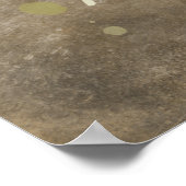 ゴールデンレトリエポップ・アートのーバーアートスタイル ポスター (角)