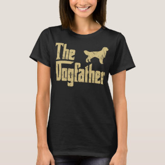 ゴールデンレトリバーおもしろい犬ザドッファーパロディ Tシャツ