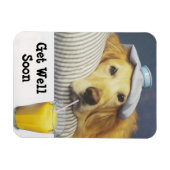 ゴールデンレトリバーがよく柔軟な磁石を得る マグネット (横)