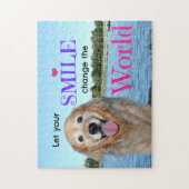 ゴールデンレトリバーが世界を変える ジグソーパズル (縦)