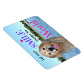 ゴールデンレトリバーが世界を変える マグネット (右側)