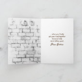 ゴールデンレトリバーが古い誕生日のユーモアを取得 カード (内部)