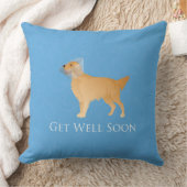 ゴールデンレトリバーが間もなく元気になる クッション (ブランケット)