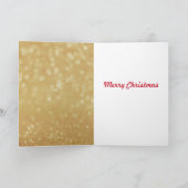 ゴールデンレトリバーすべてのグリッターはゴールデンホリド シーズンカード (内部)