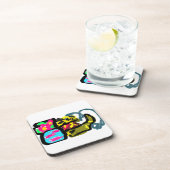 ゴールデンレトリバーと春 コースター (右側)