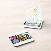 ゴールデンレトリバーと春 コースター (右側)