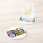 ゴールデンレトリバーと春 コースター (側面)