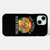 ゴールデンレトリバーに気を取られがち Case-Mate iPhoneケース (裏面 (横))