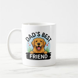 ゴールデンレトリバーのお父さん犬愛好家マグカップ コーヒーマグカップ