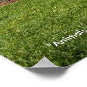 ゴールデンレトリバーのポスターと引用文 ポスター (角)