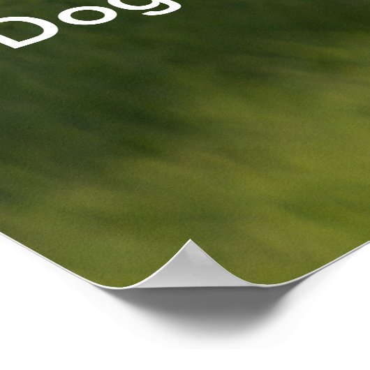 ゴールデンレトリバーのポスターと引用文 ポスター (角)