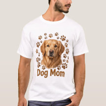 ゴールデンレトリバーのママのメンズTシャツ