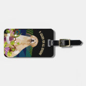 ゴールデンレトリバーのラゲージタグ ラゲッジタグ (正面横)