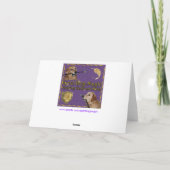 ゴールデンレトリバーのレプラハウンセントパトリックデーのスイング シーズンカード (裏面)