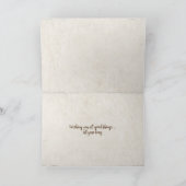 ゴールデンレトリバーのロープ枠の子犬 カード (内部)