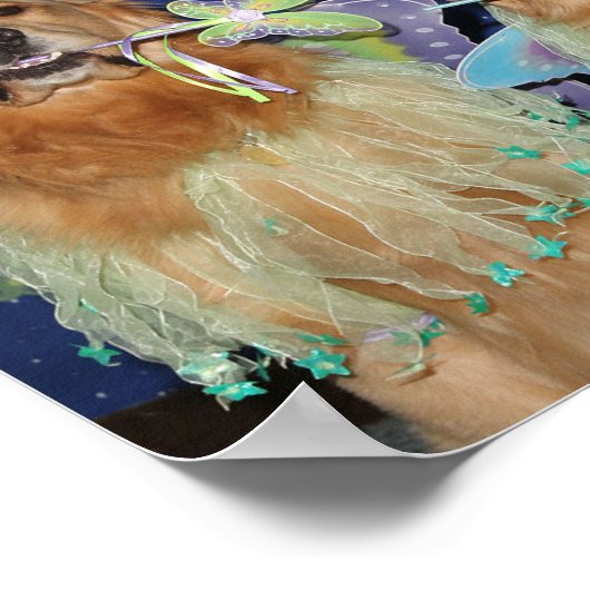 ゴールデンレトリバーの妖精 ポスター (角)