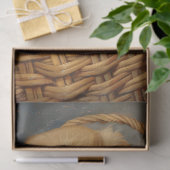 ゴールデンレトリバーの子犬がバスケットのデコパージュで 薄葉紙 (ギフト)