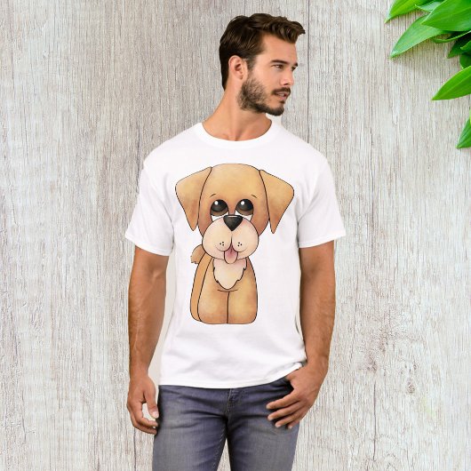 ゴールデンレトリバーの子犬 かわいい犬 Tシャツ