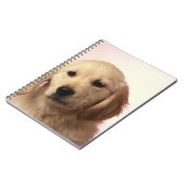 ゴールデンレトリバーの子犬 ノートブック (左側)