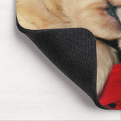 ゴールデンレトリバーの子犬 マウスパッド (コーナー)