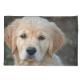 ゴールデンレトリバーの子犬 枕カバー (裏面)